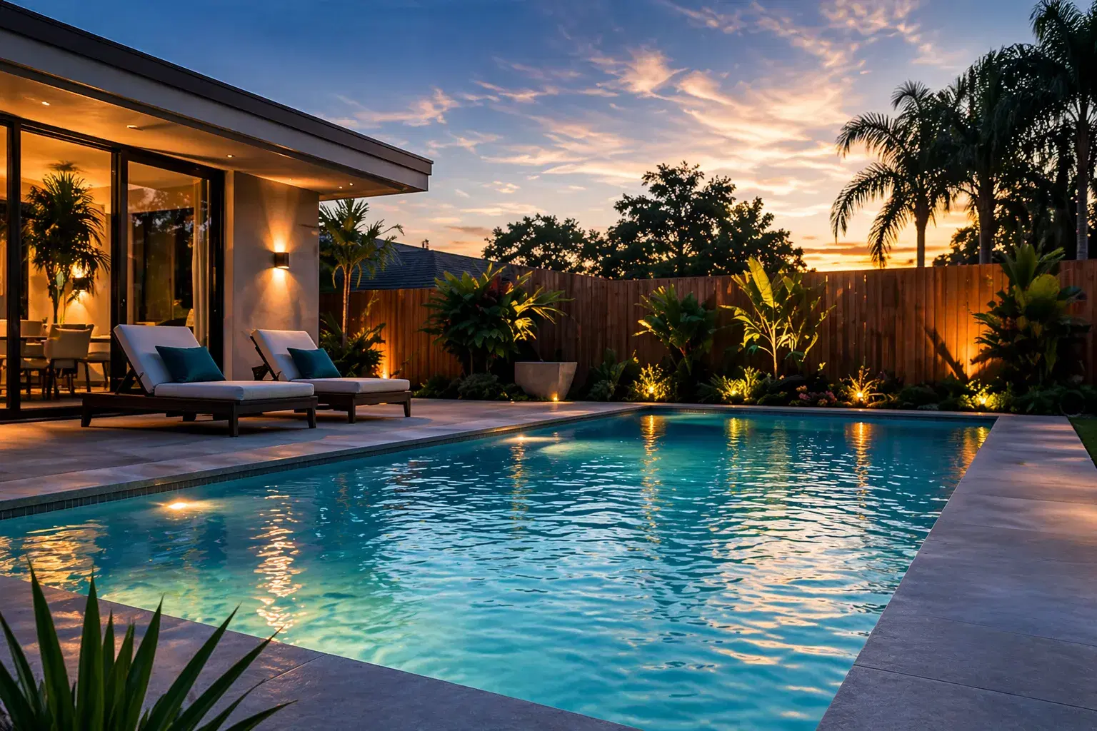 Luxury pool maintained by PoolSmart